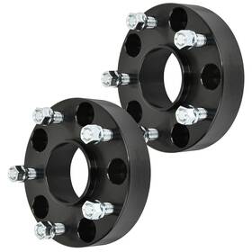 10900565 Qualitiparts 2pcs 1.5 Inch 5x5.5 Hubcentric 14x1.5 Studs Wheel Spacers For Ram 1500 Tradesman