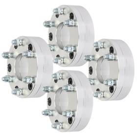 10903274 Qualitiparts 4pcs 2 Inch 5x5 To 6x5.5 Wheel Spacers 14x1.5 Studs For Jeep Wrangler Grand Cherokee
