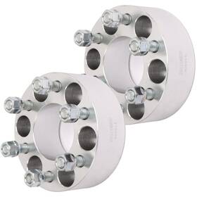 10903297 Qualitiparts 2pcs 2 Inch 6x4.5 1/2 X20 Wheel Spacers Silver For Dodge Srt-10 Convertible 2-door