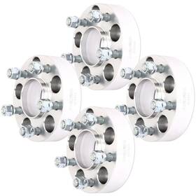 10986311 Qualitiparts 4 Pcs 1.5 Inch 5x4.5 Hubcentric 1/2 Wheel Spacers Fits Mercury Lincoln Mazda Ford