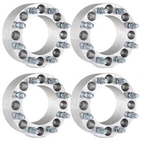 12087855 Qualitiparts 4pcs 3 Inch 8x6.5 Wheel Spacers 14x1.5 For Chevrolet Silverado 2500 Hd 2001-2010
