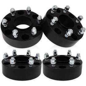 12087860 Qualitiparts 4pcs 2 Inch 50mm 6x5.5 Hubcentric Wheel Spacers For Chevrolet Express 1500 1999-2016