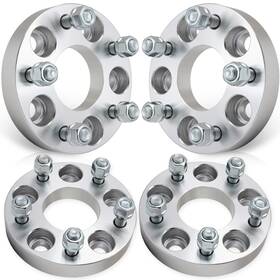 12504280 Qualitiparts 4 Pcs 1 Inch 5x110 To 5x114.3 Wheel Apdaters 12x1.5 For Chevrolet Malibu 2004-2012