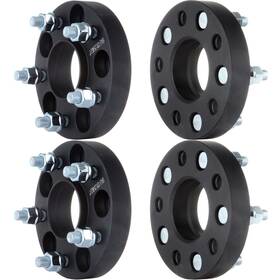12504290 Qualitiparts 4pcs 1 Inch Hub Centric Wheel Spacers 5x4.5 12x1.25 For Nissan Pathfinder 2013-2020