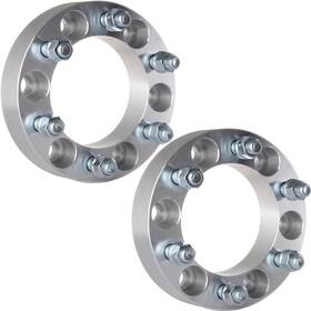 12504295 Qualitiparts 2 Pcs 1.5 Inch 6x5.5 Wheel Spacers 14x1.5 For Chevrolet Silverado 1500 1999-2025