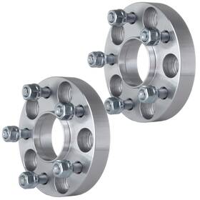 12504299 Qualitiparts 2 Pcs 1 Inch 5x4.5 5x114.3 Hub Centric Wheel Spacers For 2003-2011 Honda Element