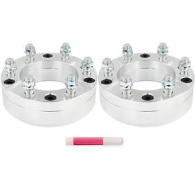 12504320 Qualitiparts 2pcs 2 Inch 5x5.5 To 6x5.5 Wheel Adapters For Ram 1500 2012-2018 And Classic 2019-2024