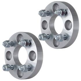 12504328 Qualitiparts 2pcs 1 Inch Or 25 Mm 4x100mm Wheel Spacers 12x1.5 For 1986-2001 Acura Integra