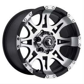 982-79080 Raceline Wheels 982 Raptor Satin Black Machined Face Wheel 17 X 9. Inches /8