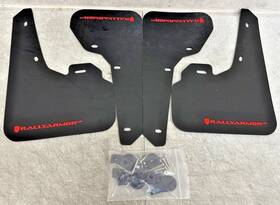 Rally Armor Mf17-ur-blk/rd Return Sale Rallyarmor Black Ur Mud Flap With Red Logo