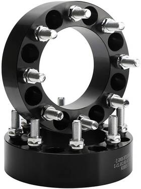 Ram 749691378264 2pcs 2 Inch 8x6.5 To Wheel Spacers 9/16 Studs For Dodge 2500 3500 8 Lug