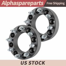 Als25317263 Rayten 2x 2 Inch Thick 8x6.5 8x165.1mm Wheel Adapter Spacer Fit Chevy 8lug 14x1.5 Truck