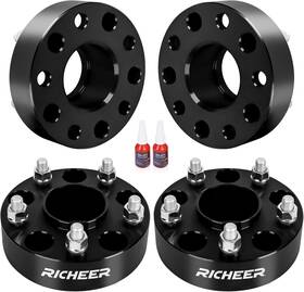 24731 Richeer 1.5 Inch 5x5 Wheel Spacers For 2018-2024 Wrangler Jl 2011-2024 Grand