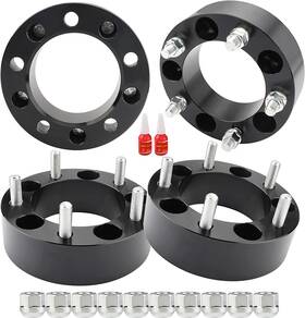 25012 Richeer 5x5.5 Wheel Spacers 2 Inch 1/2x20 Studs 5x139.7 For Ram 1500 E150 F100 F150 Cj3 Cj6