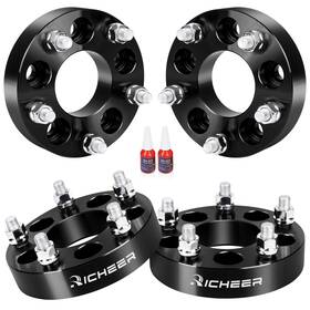 Am-238977 Richeer 1.25-inch Wheel Adapters 5x4.5 To 5x5 For Jeep Xj Kj Zj Wk Wj Tj Yj Vehicles