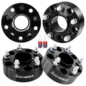 Am23890v Richeer 2 Inch Wheel Spacers 5x5 For Jeep Wrangler Gladiator Grand Cherokee Durango