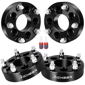 Am24328 Richeer 1.5 Inch 5x5.5 To 5x5 Wheel Spacers Adapters For Jk Wk Wj Xk Wheels On Ram 1500