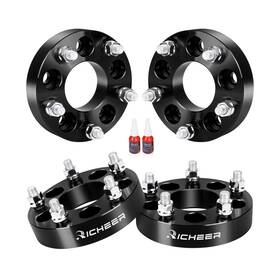 Am251880 Richeer 1.25 Inch 5x5 To 5x4.75 Wheel Adapters 5x120mm On 5x127mm Vehicle