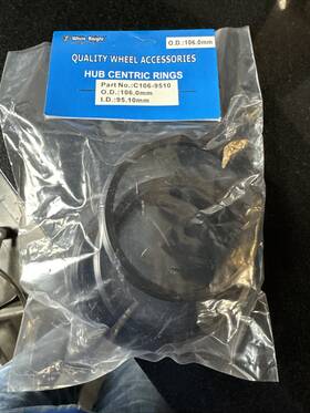 C106-9510 Ring 4 Hub Centric Rings 106mm To 95.1mm Hubcentric Set C106-9510 Ring 4 Hub Centric Rings 106mm To 95.1mm Hubcentric Set