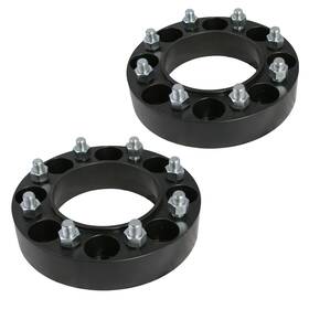 Pe-50mm-8x8-9 Rocktrix Pe-50mm-8x8-9/16-bk-sdw 2pc 2 Inch 8x8 Skid Steer Wheel Spacers 9/16 Studs/nuts Fits Cat John Deere