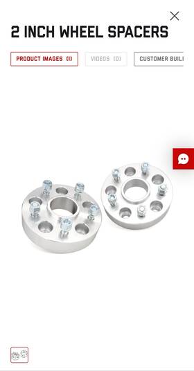 10091 Rough Country 2-inch For Ram Wheel Spacers Pair 12-18 1500