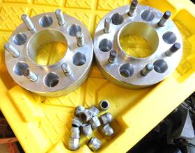 Rough Country 843030142285 2 Inch Aluminum Wheel Spacers 6x135 To Two