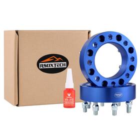 Rsoxtech Rs-8lug-10b-2 2pcs 8x6.5165.1 Forged Wheel Spacers 1.5 Inch Thickness 126.15mm Hub With 9/161
