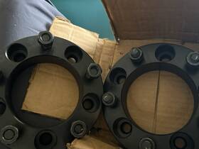 15201.20 Rugged Ridge 804314289195 Wheel Spacer Kit Black 1.25 Inch For Jeep 15201.20 Rugged Ridge 804314289195 Wheel Spacer Kit Black 1.25 Inch For Jeep
