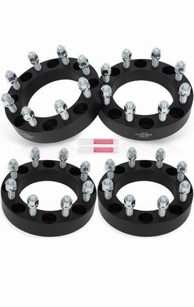 127841 Scitoo 4pcs 1.5 Inch 8x170 To 8x6.5 Wheel Adapters For Ford F-250 F-350 Super Duty 2003-22