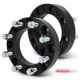 Scitoo 127841-5206-1710127961 2pcs Wheel Adapters 1.5 Inch 8x170 To 8x6.5 Bore 130mm Studs 14x1.5 8