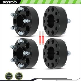Sci842266too Scitoo 4x 2 Inch Hub Centric Wheel Spacers 5x5 M14x1.5 For Jeep Grand Cherokee 2011-2024
