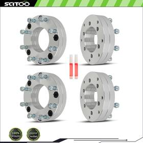 Sci842284too Scitoo 4x 2 Inch Wheel Adapters 6x5.5 6x139.7 To 8x180 For Silverado Sierra 1500 1999-2023