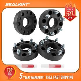 M12x1.25 Sealight 6x5.5/m12x1.25/77.8mm 4pc For Armada Infiniti Qx56 Hubcentric 1.5 Inch 6x5.5 Wheel Spacers 77.8mm