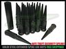 Set Pc Black Spike Spline Lug Nuts Ford Superduty Up