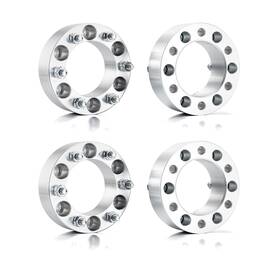 80403040 Si 4pack 2.0 Inch Wheel Adapter Spacer 6x5.5 M12x1.5 For Hummer Mitsubishi Honda Acura