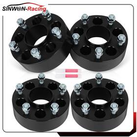 Si127808w01 Sinwonparts 4pcs 2 Inch Thick 5x4.5 To 5x5 Wheel Spacers 1/2 Studs For 82-11 Lincoln Town Car