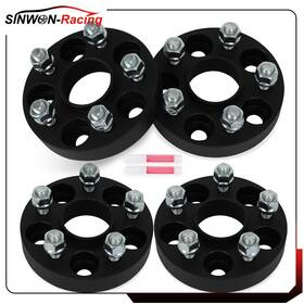 Si842330w01 Sinwonparts 4pcs For 2014-2022 Subaru Impreza 1 Inch Thick 5x100 Wheel Spacers 12x1.25 Studs