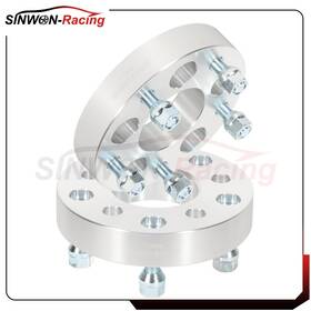 Sinwon115364 Sinwonparts 2pcs 1.5 Inch 38mm Thick 5x5.5 To 5x5 Wheel Spacers 1/2 Stud For Ford Mitsubishi