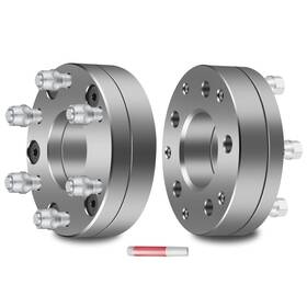 Sinwon119605 Sinwonparts 2 Pcs Inch 5x5 To 6x5.5 14x1.5 Studs Wheel Spacers For Jeep Wrangler 2007-2013