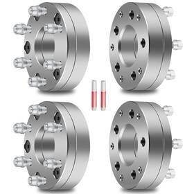 Sinwon826095 Sinwonparts 4pcs 2 Inch 5x5 To 6x5.5 14x1.5 Studs Wheel Spacers For Jeep Wrangler 2007-2013