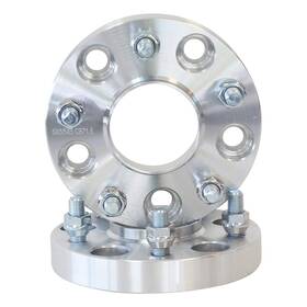Smart Parts 5x50-5x50hub-1-0-2qty 7 Hubcentric 5x5 To Jeep Wrangler Jk 1 Inch Wheel Spacers 1/2 Studs -