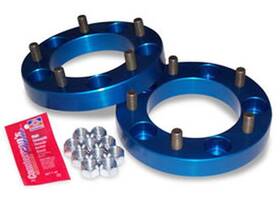 Whs001 Spidertrax Inc 5 X 5-1/2 Inch 1 Thick Blue Wheel Spacers Pair