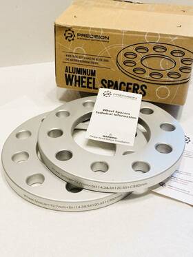 12.7mm-5114.3 Stancemagic 12.7mm-5114.3/5120.65-82 2pc 1/2 Inch 5x120.65 / 5x120.7 5x114.3 Flat Wheel Spacers For Buick Cadillac