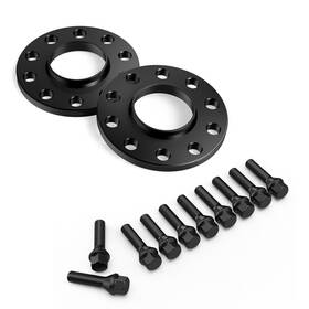 12mm-5120-741-bk-39cs-bbolt Stancemagic 12mm Bmw E39 5x120 Wheel Spacers - Hubcentric 74.1 74 With 12x1.5 Black Bolts
