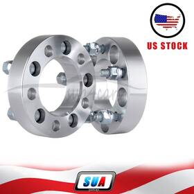 E11546801cp Sua4cars 2pc 1.25 Inch 32mm Thick 5x4.5 Wheel Spacers 12x1.5 Fits 2001-2013 Hyundai Santa Fe