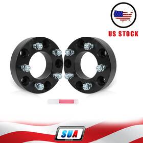 S127793 Sua4cars 2 Pcs 1.5 Inch Thick 5x5.5 To 5x5 Wheel Spacers Fits Ford F-150 75-96 E-150 03-06