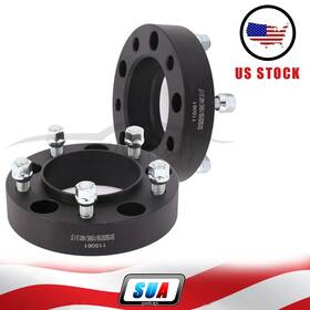 S4115061 Sua4cars 2pcs 1.5 Inch Thick 5x150 14x1.5 Studs Wheel Spacers For Toyota Land Cruiser Tundra