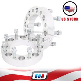 S4115380 Sua4cars 2pcs 8x170 Wheel Spacers 1.5 Inch 14x2 Fits Ford F-350 Super Duty F250 Excursion