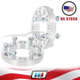 S4115382 Sua4cars 2x 1 Inch Thick 6x5.5 Wheel Spacers 12x1.5 Studs Fits 2004-2012 Chevrolet Colorado
