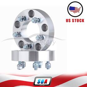 S4115391 Sua4cars 2x 1.5 Inch 5x135 To 5x114.3 Wheel Spacers 12x1.5 Adapter For 1997-2003 Ford F-150